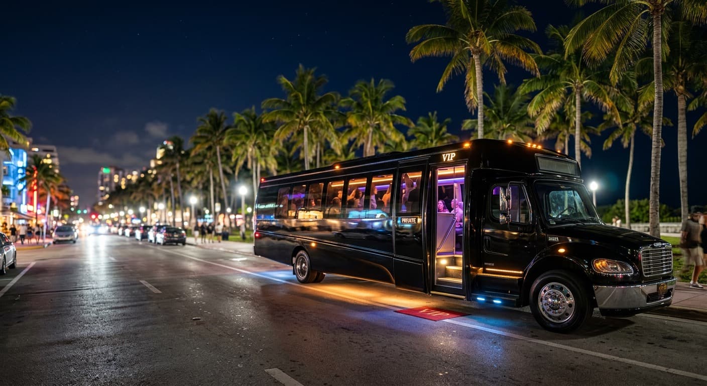 Party bus in Coral Springs