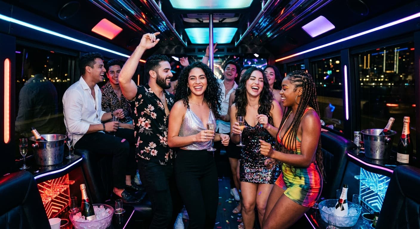 Party bus ready for your event